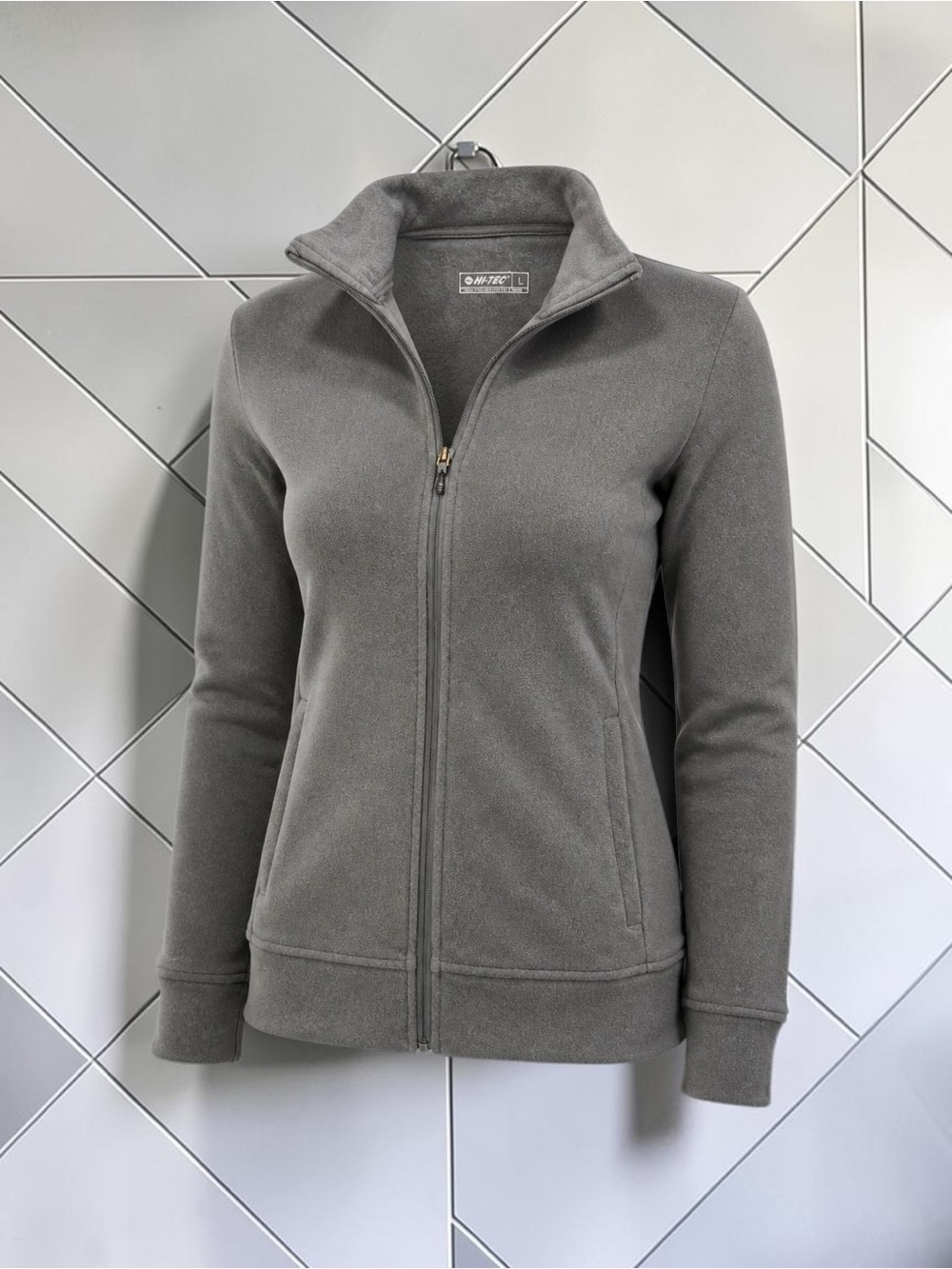 NWOT Hi-Tec Gray Women's Full-Zip Utility Fleece Jacket